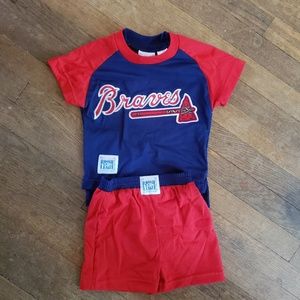 Vintage Atlanta Braves 2t Outfit